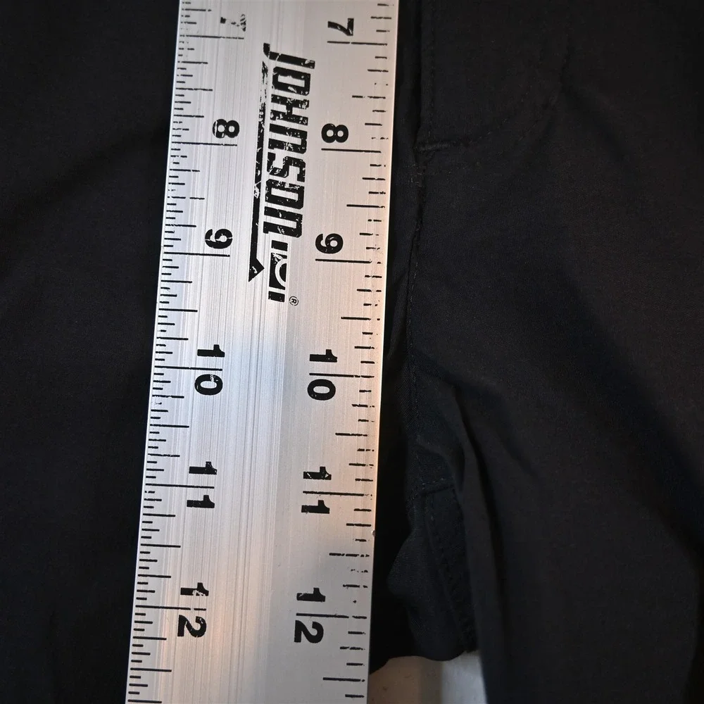 Eddie Bauer 40x30 Black Performance Zip Off Convertible‎ Cargo Shorts Mens Pants
